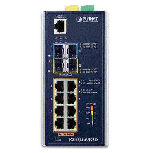 Planet Industrial L3/1000T 802.3bt PoE+ SFP+ - Switch - 0,1 Gbps-2