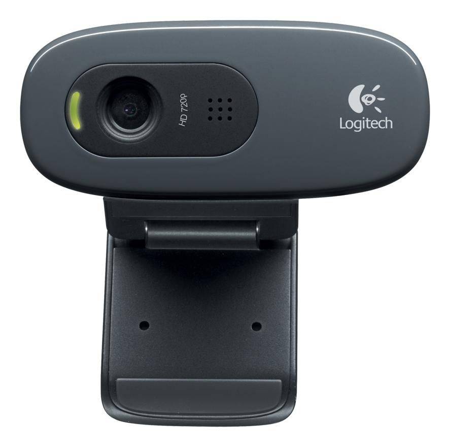Logitech Webcam HD C270 Black LGT-C270, 3 MP, 1280 x 720 pixels, USB 2.0, 1 GHz, 200 MB, 512 MB-1