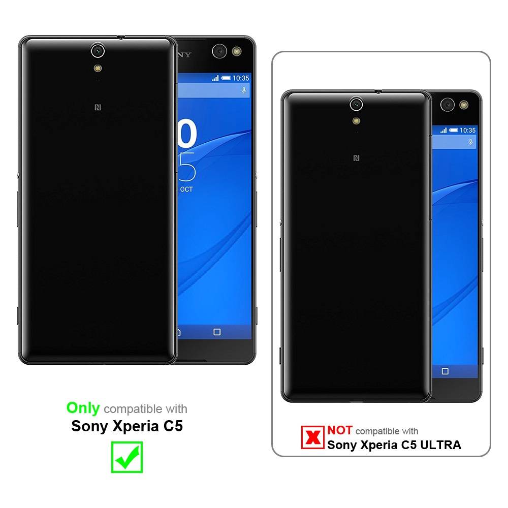 Cadorabo Handykette für Sony Xperia C5 in Grün - Handy Schutz Hülle Necklace mit Verstellbaren Band Kordel zum Umhängen-4