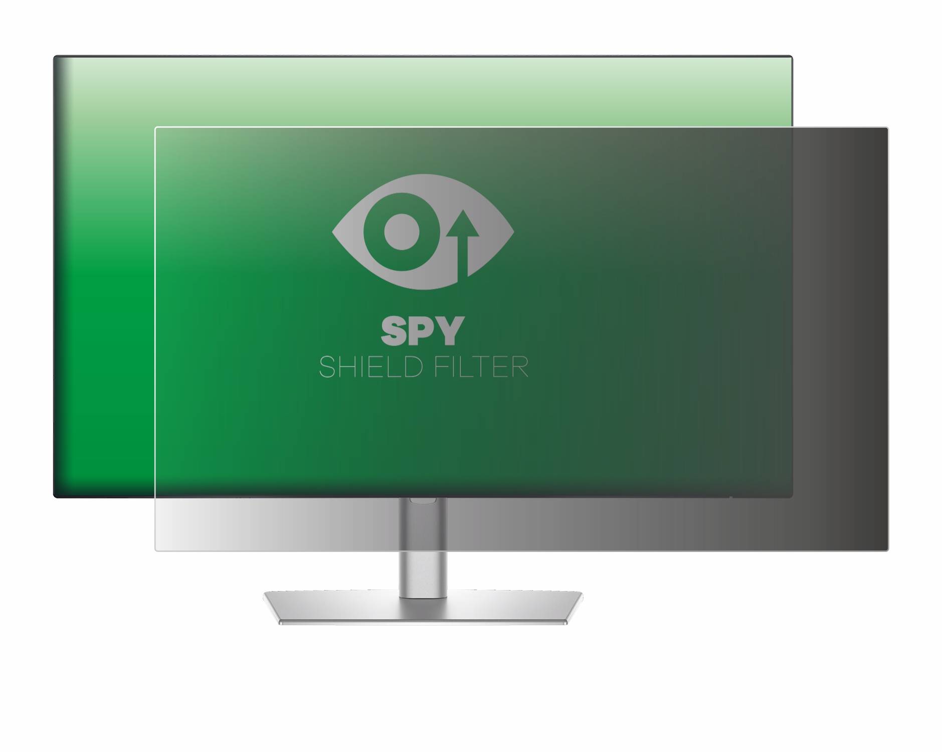 upscreen Blickschutzfilter für Dell Professional P2425H Blaulichtfilter Sichtschutz Privacy Anti Spy abnehmbar-4