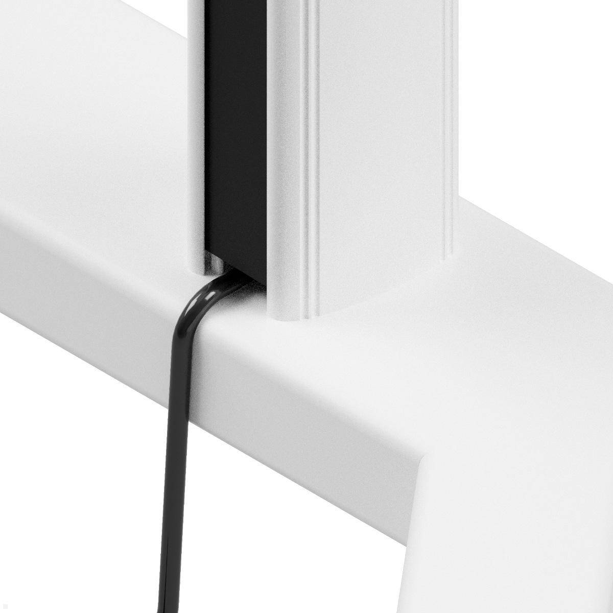 Edbak TRF100 mobiler TV Ständer höhenverstellbar 55 Zoll für Samsung Flip, weiß-1