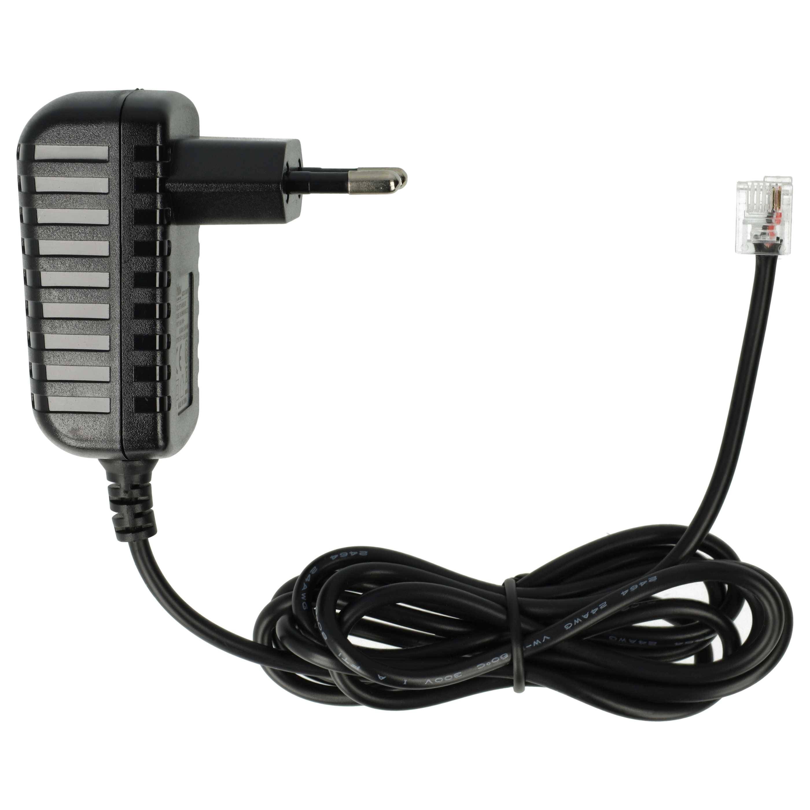 vhbw 1x Netzteil kompatibel mit Telekom Sinus CA 33 Festnetz-Telefon | Haustelefon - 140 cm