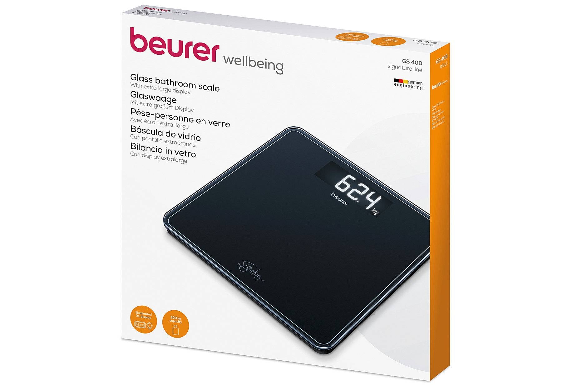 Beurer Glaswaage GS 400SignatureBlack-3