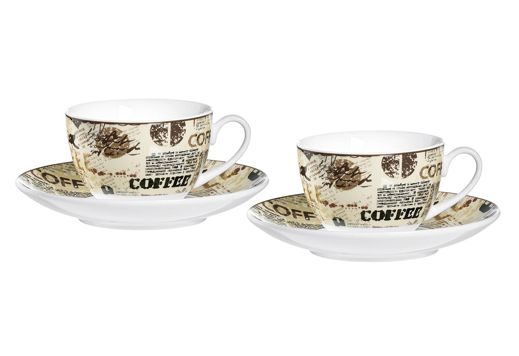 Ritzenhoff & Breker Cappuccino-Set CREMA, 4-teilig-1