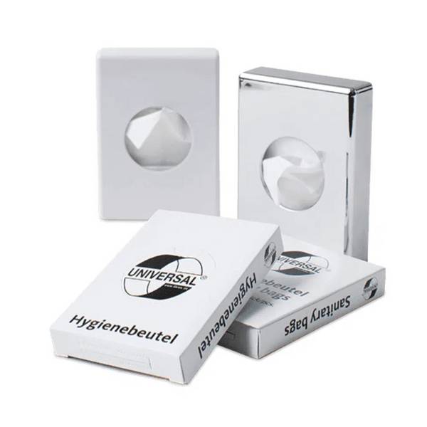 Deiss 30 Hygienebeutel in Spenderbox »STANDARD®« aus HDPE weiß