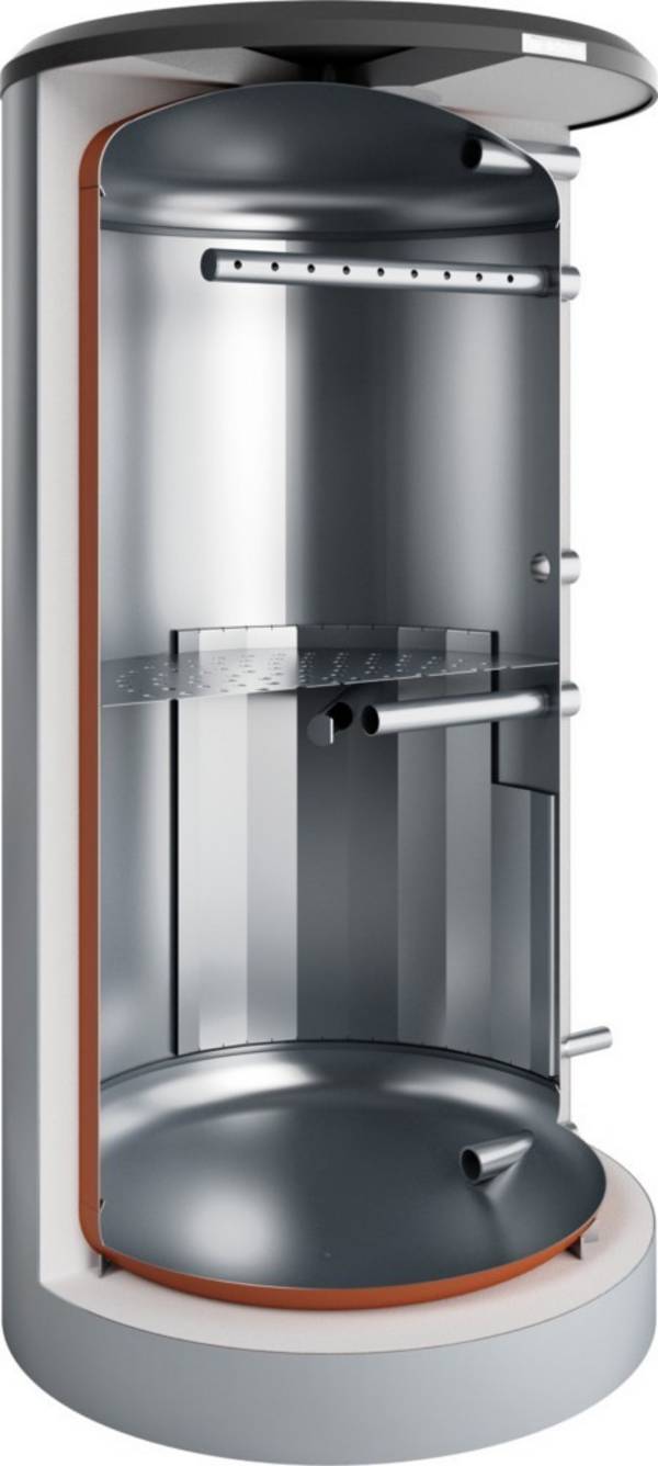 Bosch Pufferspeicher Stora BH 500-6 ERZ B, Tank 500 Liter, 1620x650mm