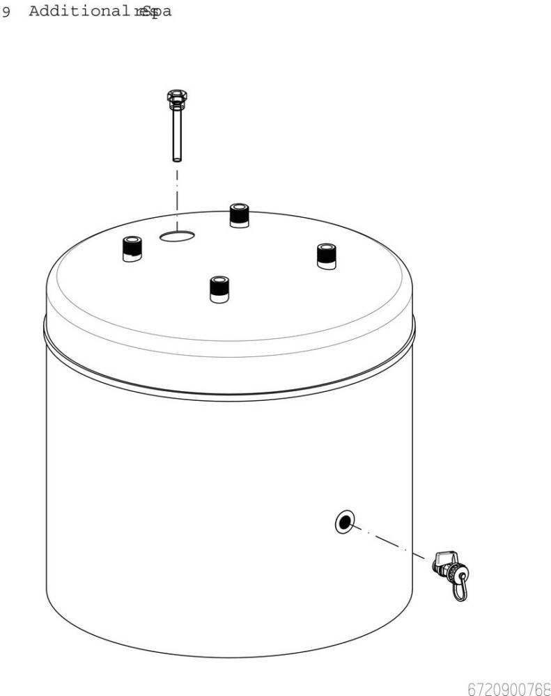 Bosch Thermotechnik Pufferspeicher Nutzinhalt 50 L BST50EHP l, 540 mm, 760 530 mm-4