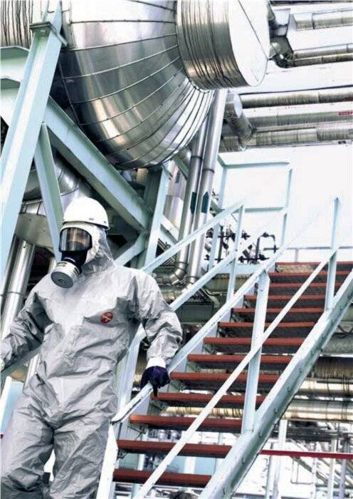 Schutzoverall Tychem® 6000 F Gr.L grau PSA III DUPONT-2