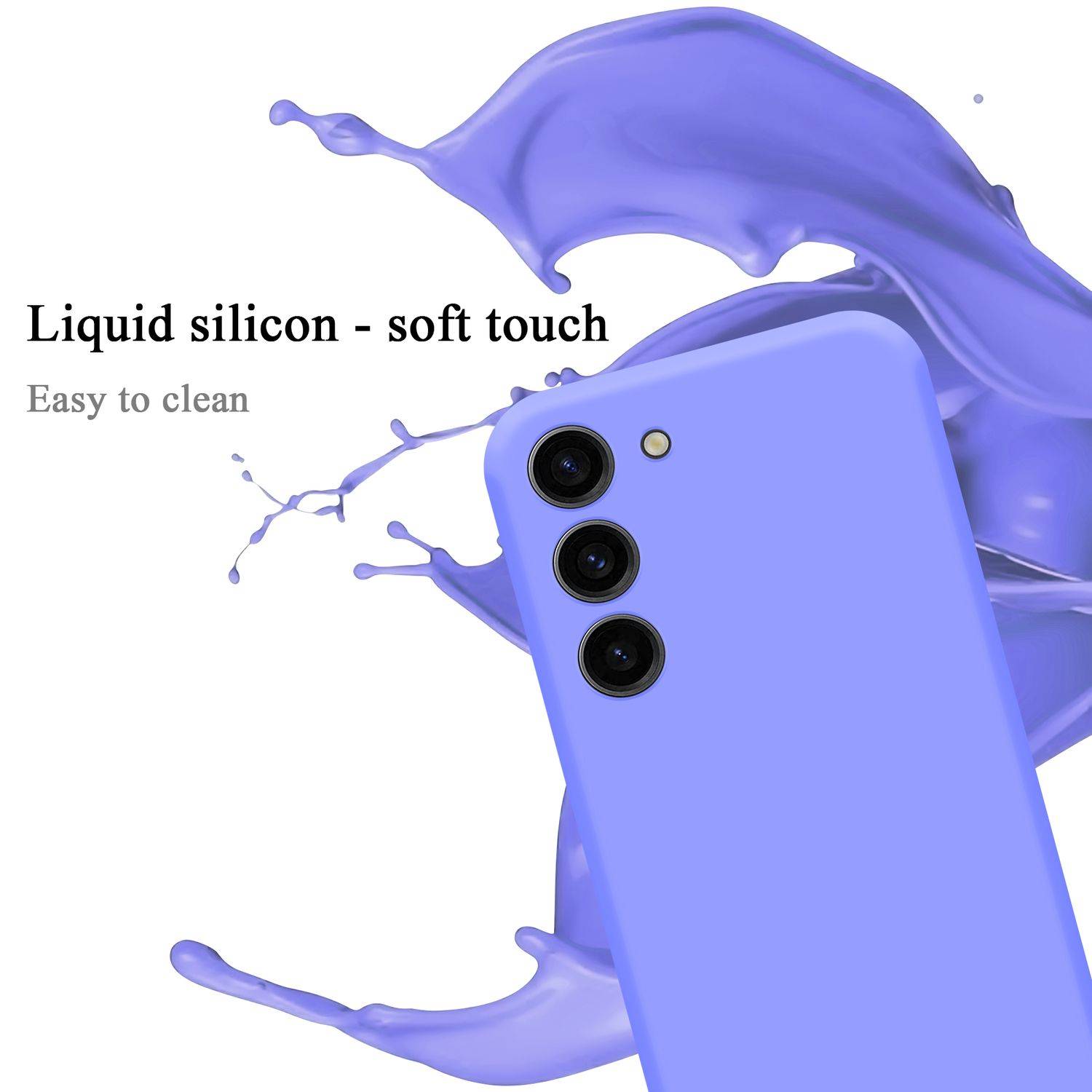 Cadorabo Schutzhülle für Samsung Galaxy S24 Hülle in Lila Handyhülle Case Cover TPU Etui-1
