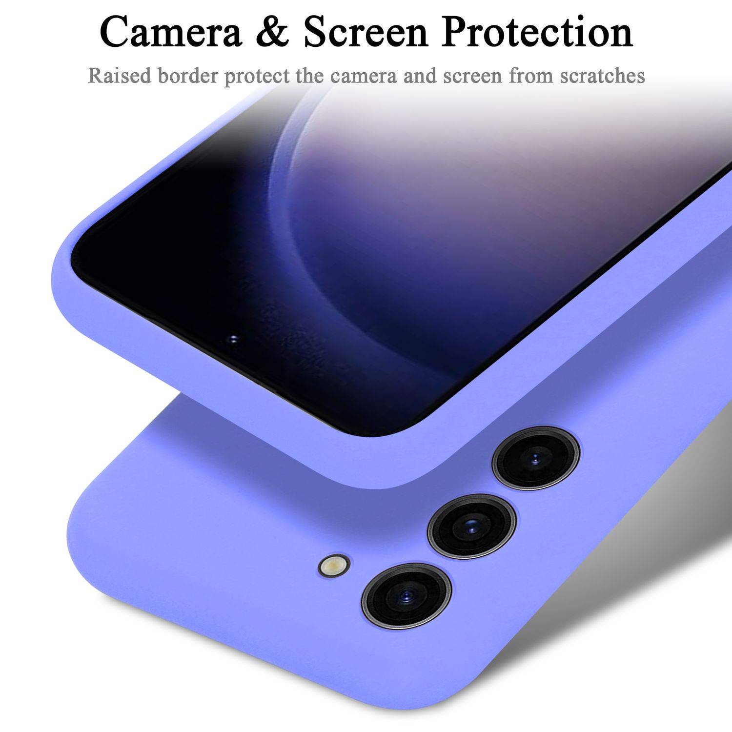 Cadorabo Schutzhülle für Samsung Galaxy S24 Hülle in Lila Handyhülle Case Cover TPU Etui-3