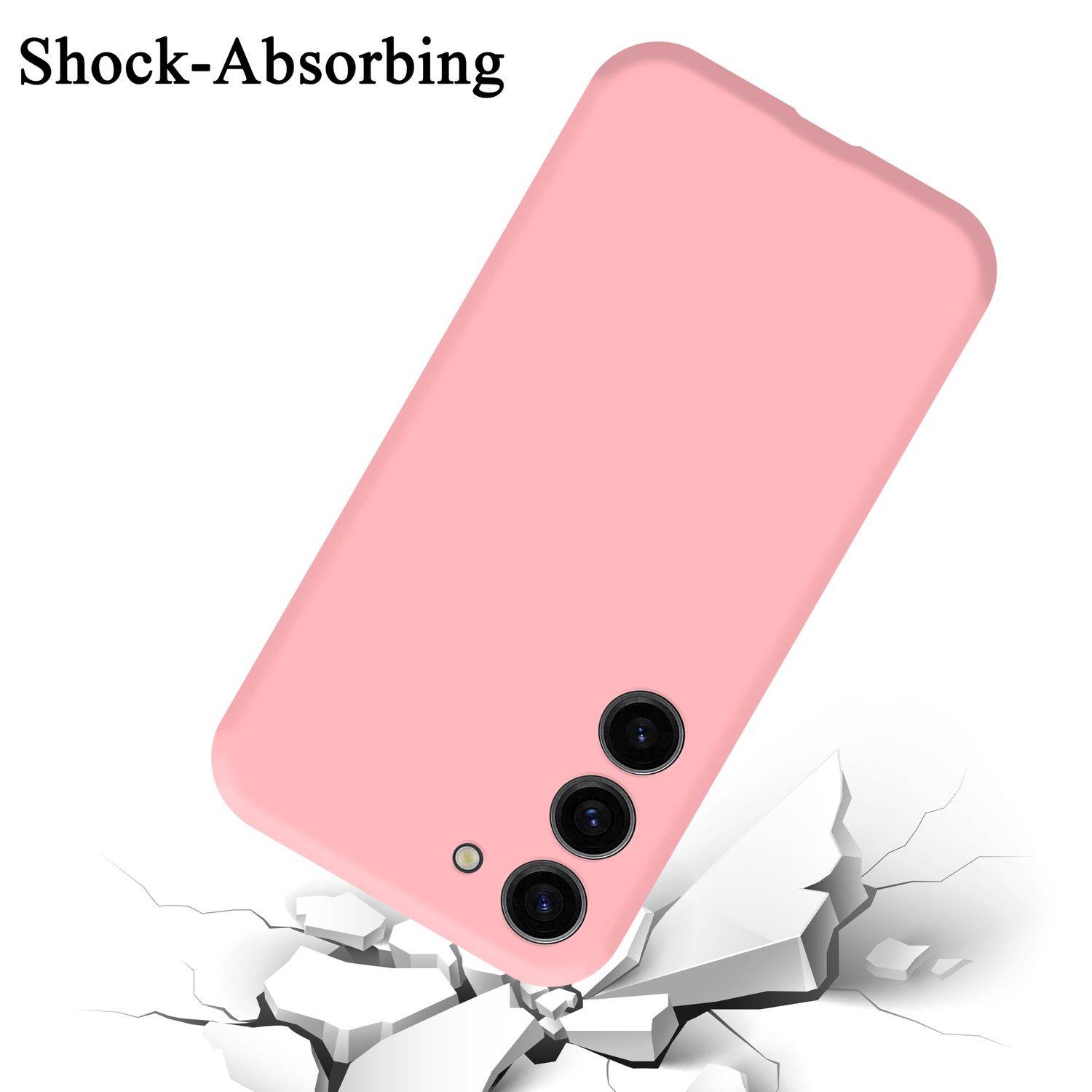 Cadorabo Schutzhülle für Samsung Galaxy S24 Hülle in Rosa Handyhülle Case Cover TPU Etui-2