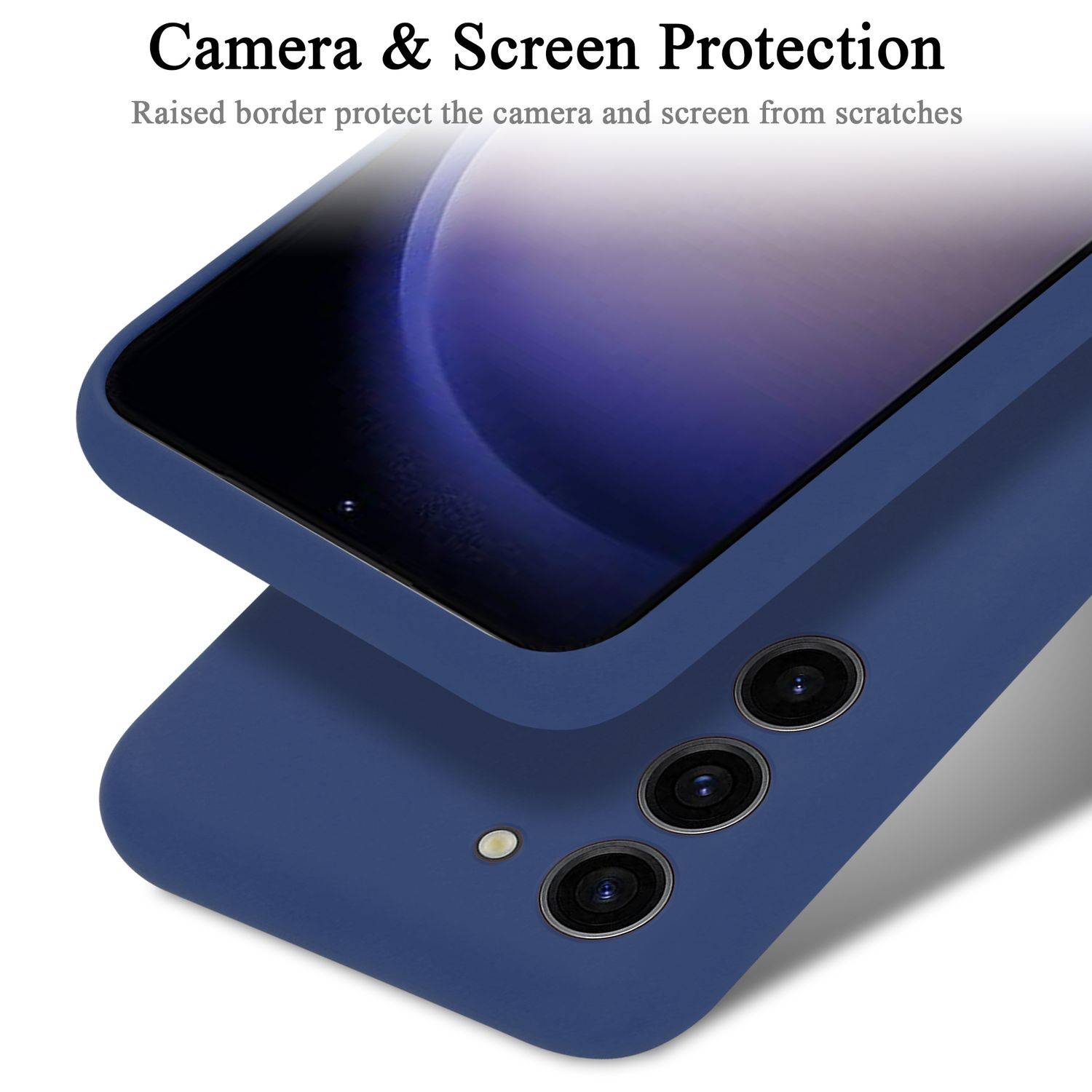 Cadorabo Schutzhülle für Samsung Galaxy S23 Hülle in Blau Handyhülle Case Cover TPU Etui-3