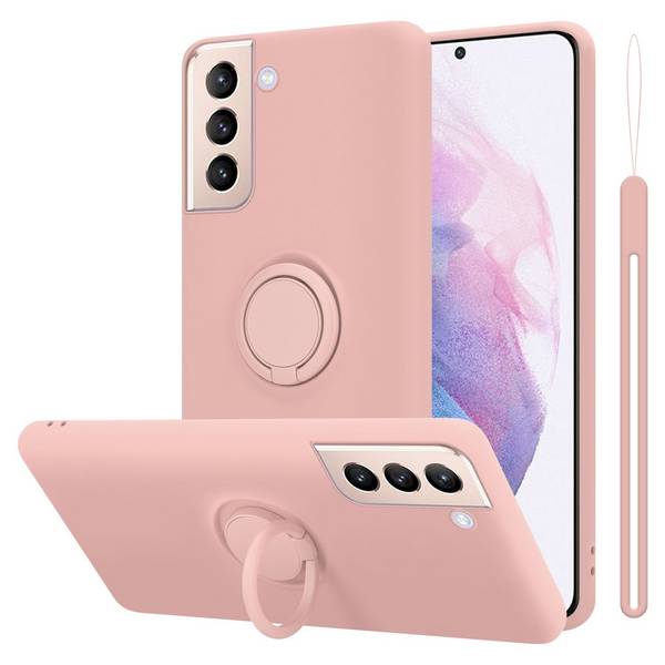 Cadorabo Hülle für Samsung Galaxy S24 Schutz Hülle in Rosa Handyhülle TPU Etui Case Cover