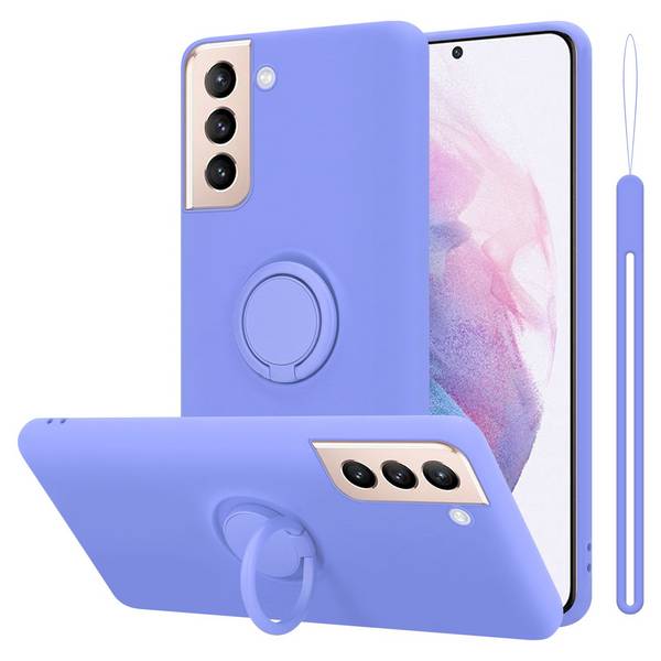 Cadorabo Hülle für Samsung Galaxy S24 Schutz Hülle in Lila Handyhülle TPU Etui Case Cover