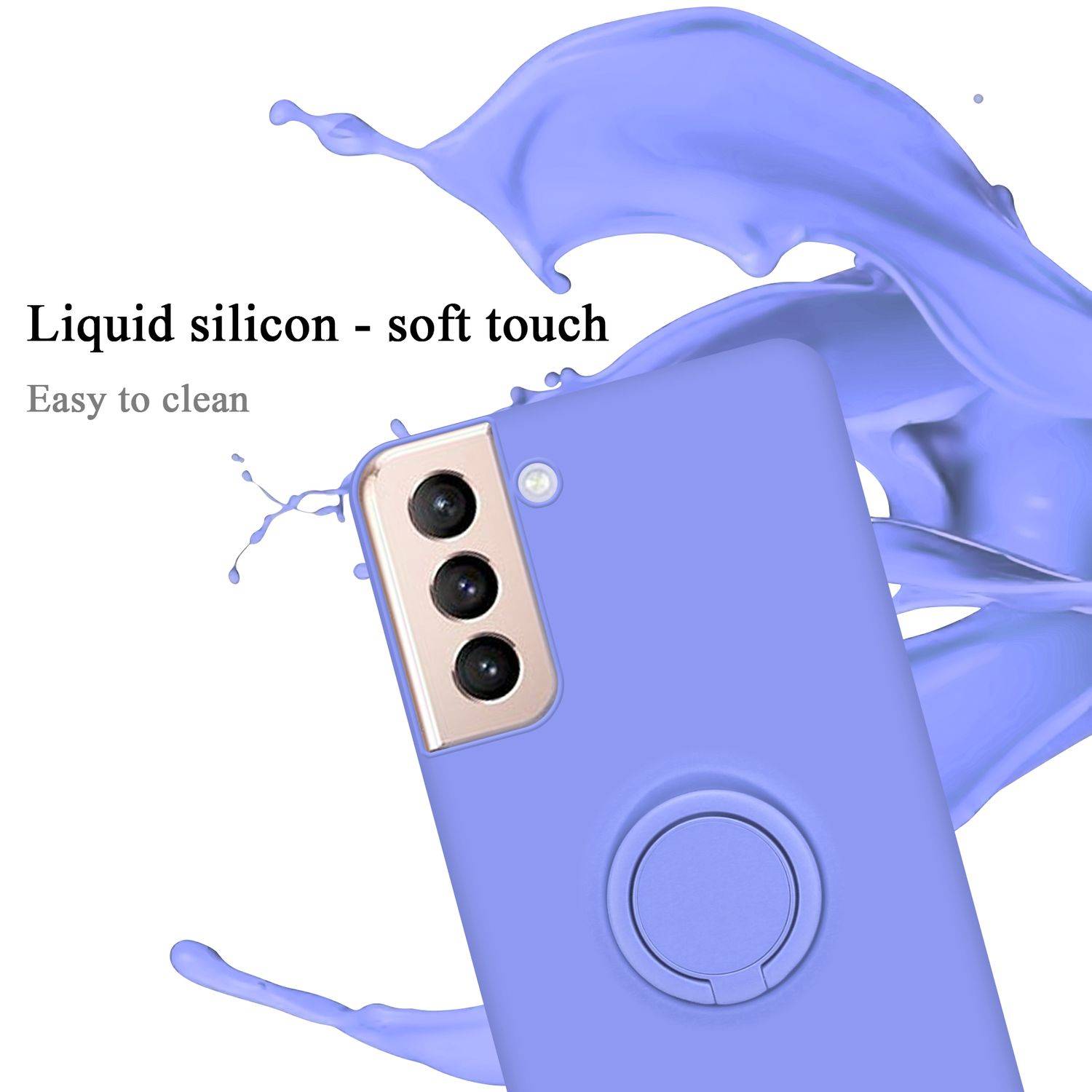 Cadorabo Hülle für Samsung Galaxy S24 Schutz Hülle in Lila Handyhülle TPU Etui Case Cover-1