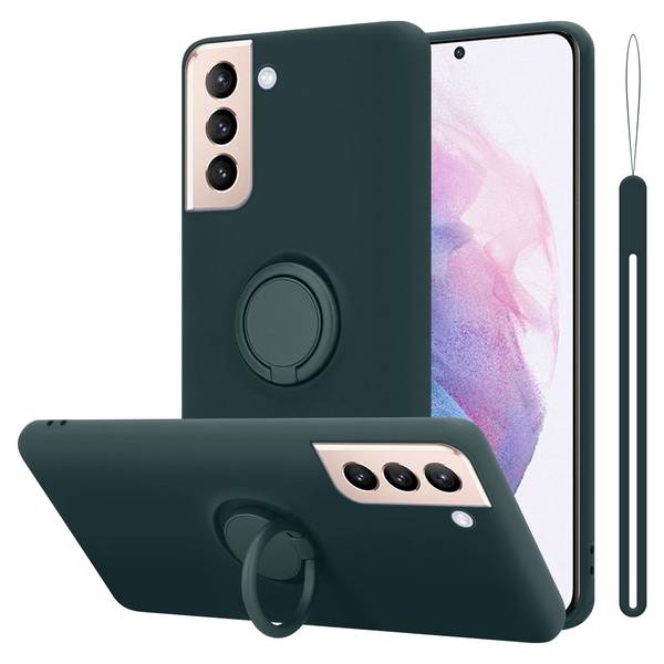 Cadorabo Hülle für Samsung Galaxy S24 Schutz Hülle in Grün Handyhülle TPU Etui Case Cover