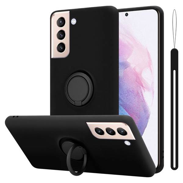Cadorabo Hülle für Samsung Galaxy S24 Schutz Hülle in Schwarz Handyhülle TPU Etui Case Cover