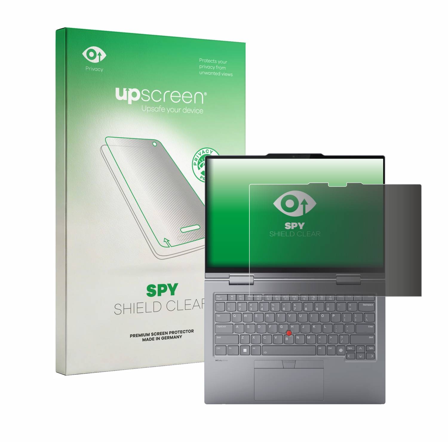 upscreen Blickschutzfolie für Lenovo ThinkPad X1 2-in-1 Gen 9 14" Anti-Spy Privacy Blaulichtschutz Sichtschutzfolie-0