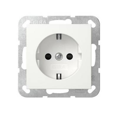 Gira Steckdose 475527 weiß Kunststoff 250 V-0