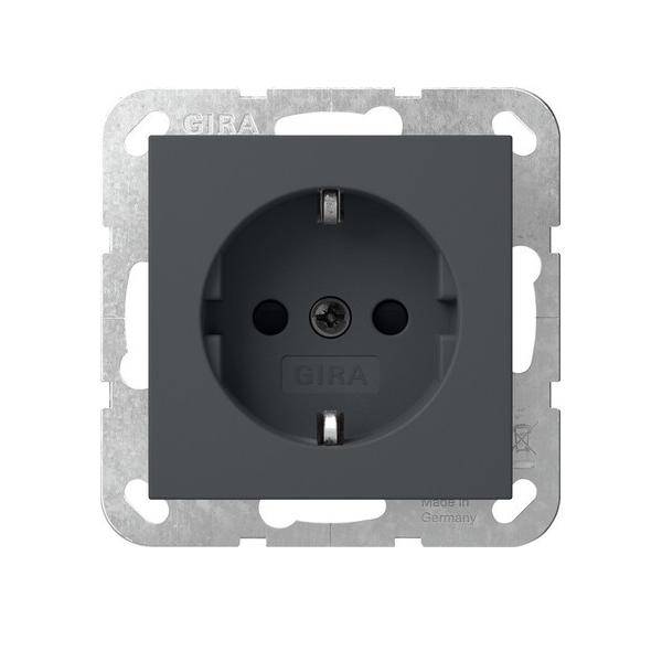 Gira Steckdose SH 418328 anthrazit Kunststoff-0