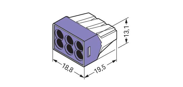 50 Stk. WAGO GmbH & Co. KG Verbindungsdosenklemme-1