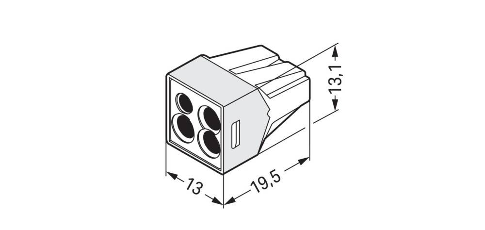 100 Stk. WAGO GmbH & Co. KG Verbindungsdosenklemm-1