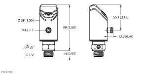 Turck Frontbündiger Drucksensor PS3112.5V0#10002-1