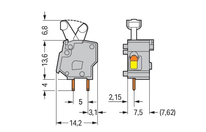 100 Stk. WAGO GmbH & Co. KG Anreihbare-1