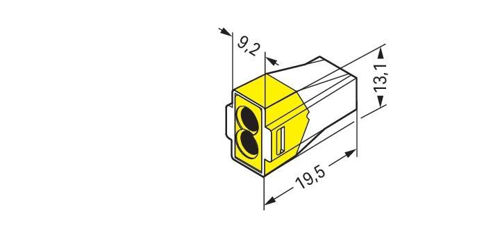 100 Stk. WAGO GmbH & Co. KG Verbindungsdosenklemm-1