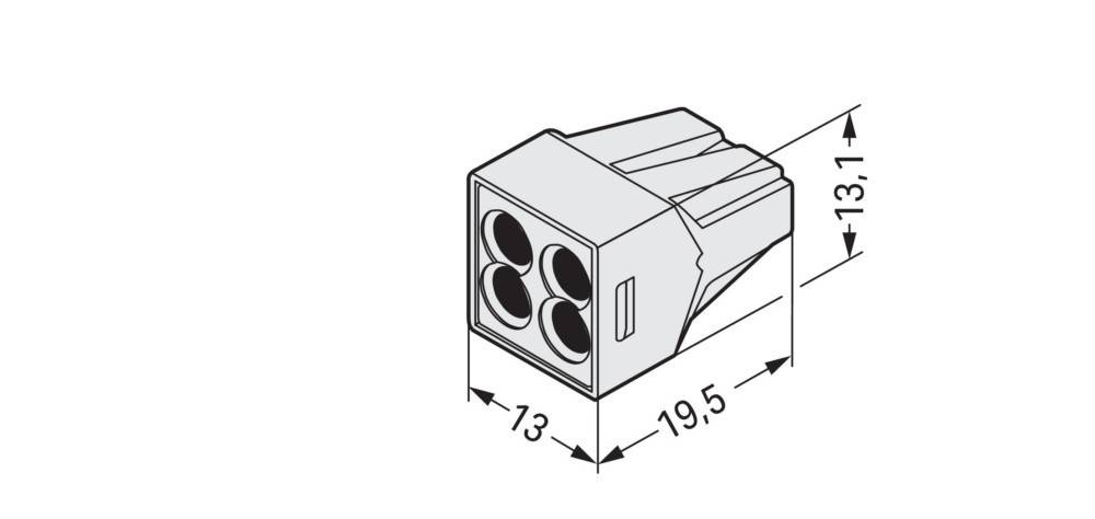 100 Stk. WAGO GmbH & Co. KG Verbindungsdosenklemm-1