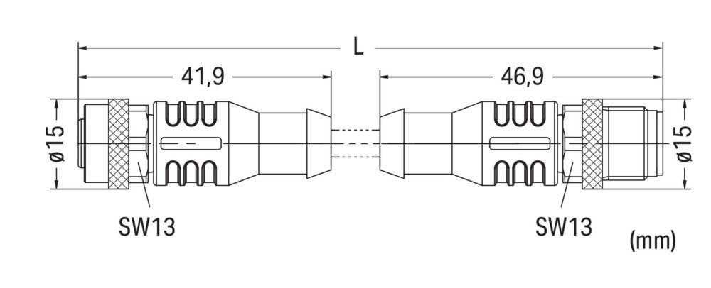 WAGO GmbH & Co. KG Sensor-/Aktorleitung M12A-1