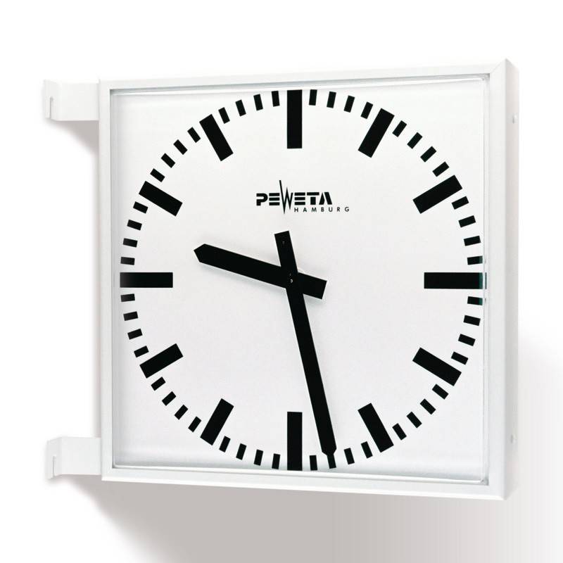 Peweta Außenuhr quadrat. 71.762.622-0