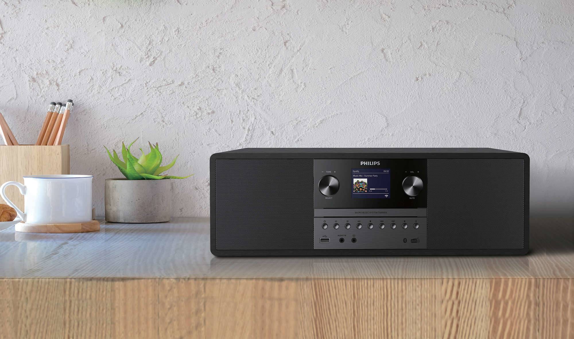 Philips TAM6805/10 - Heim-Audio-Mikrosystem - Schwarz - China - 50 W - Voller Bereich - 7,62 cm-3