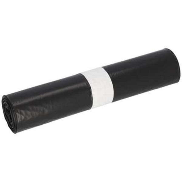 Müllsack Recycling - 60 Liter, 25 Stück, schwarz,