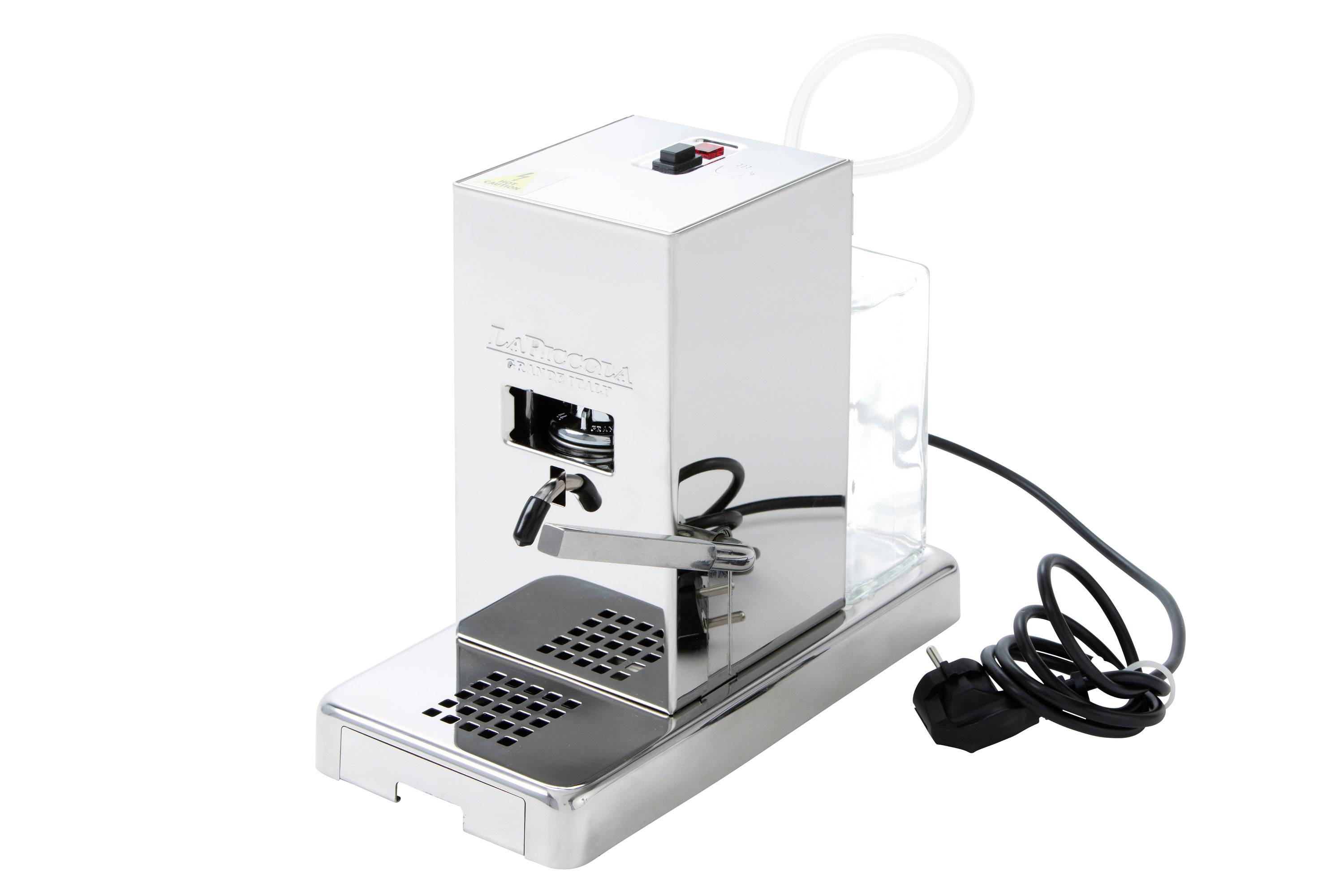 Lucaffe Espressomaschine für ESE-Pads Lucidatura Edelstahl hochglanzpoliert-0