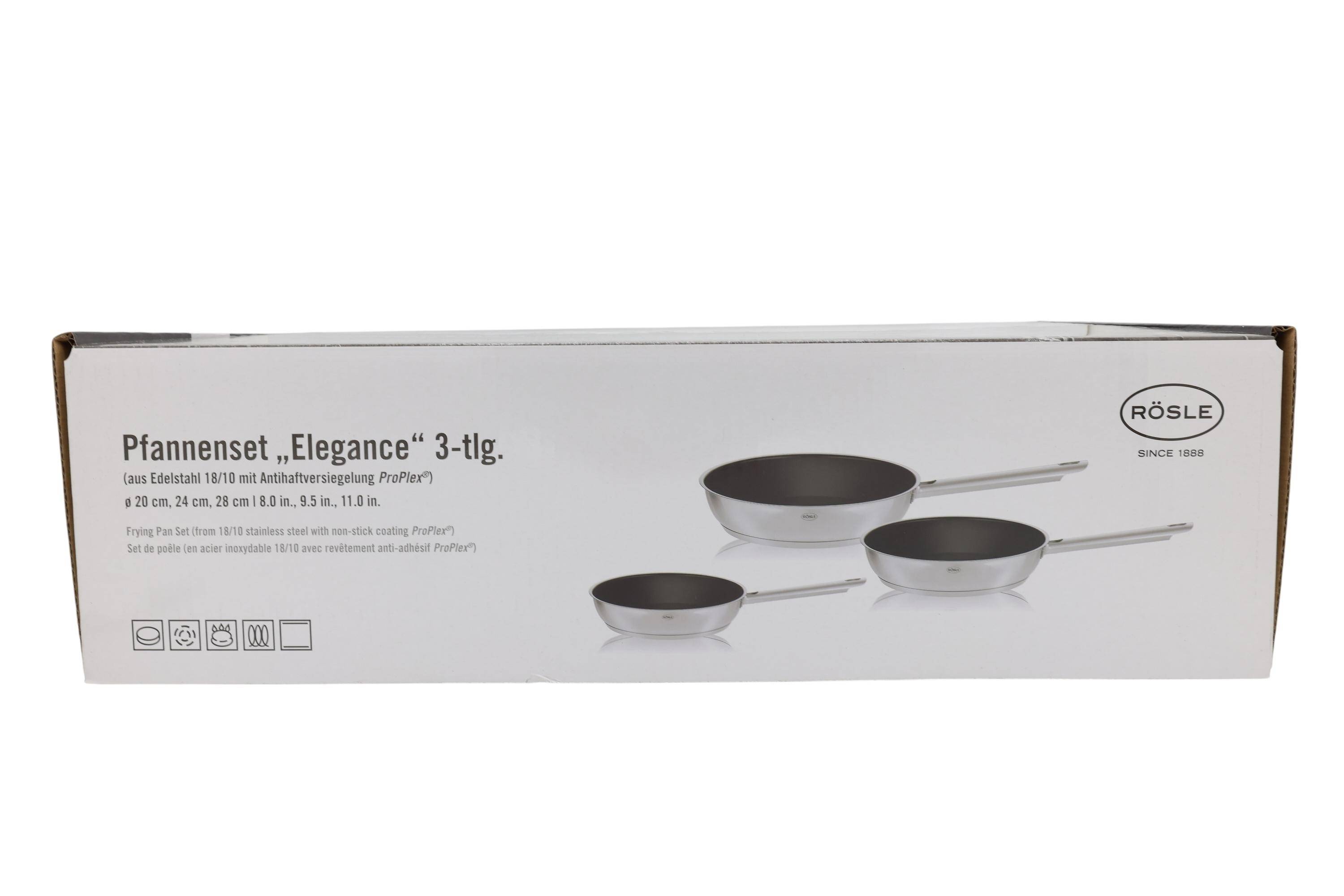 RÖSLE ELEGANCE Bratpfannen-Set 3-tlg-0
