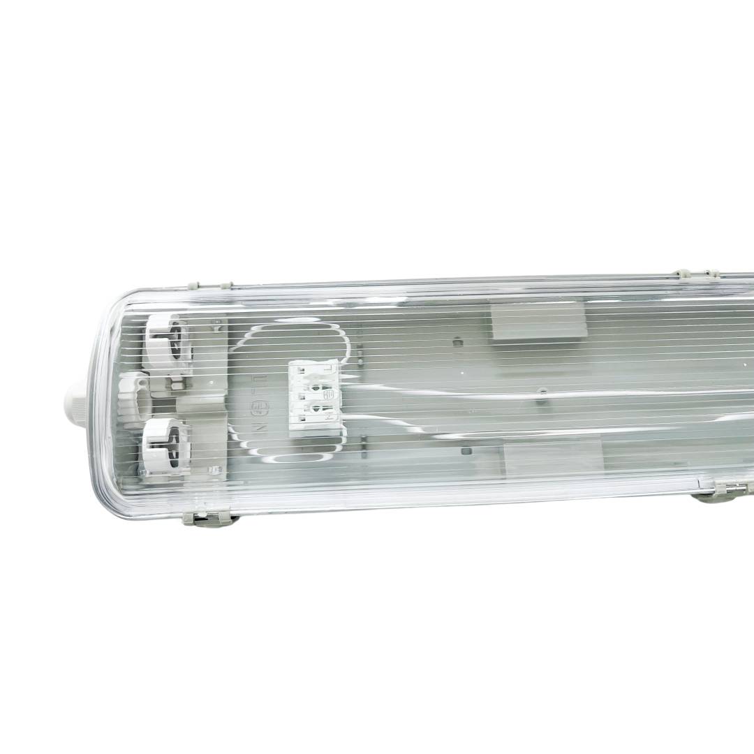 LUXULA Gehäuse für 2x LED-Röhre T8 G13 120cm LED Feuchtraum Wannenleuchte-0