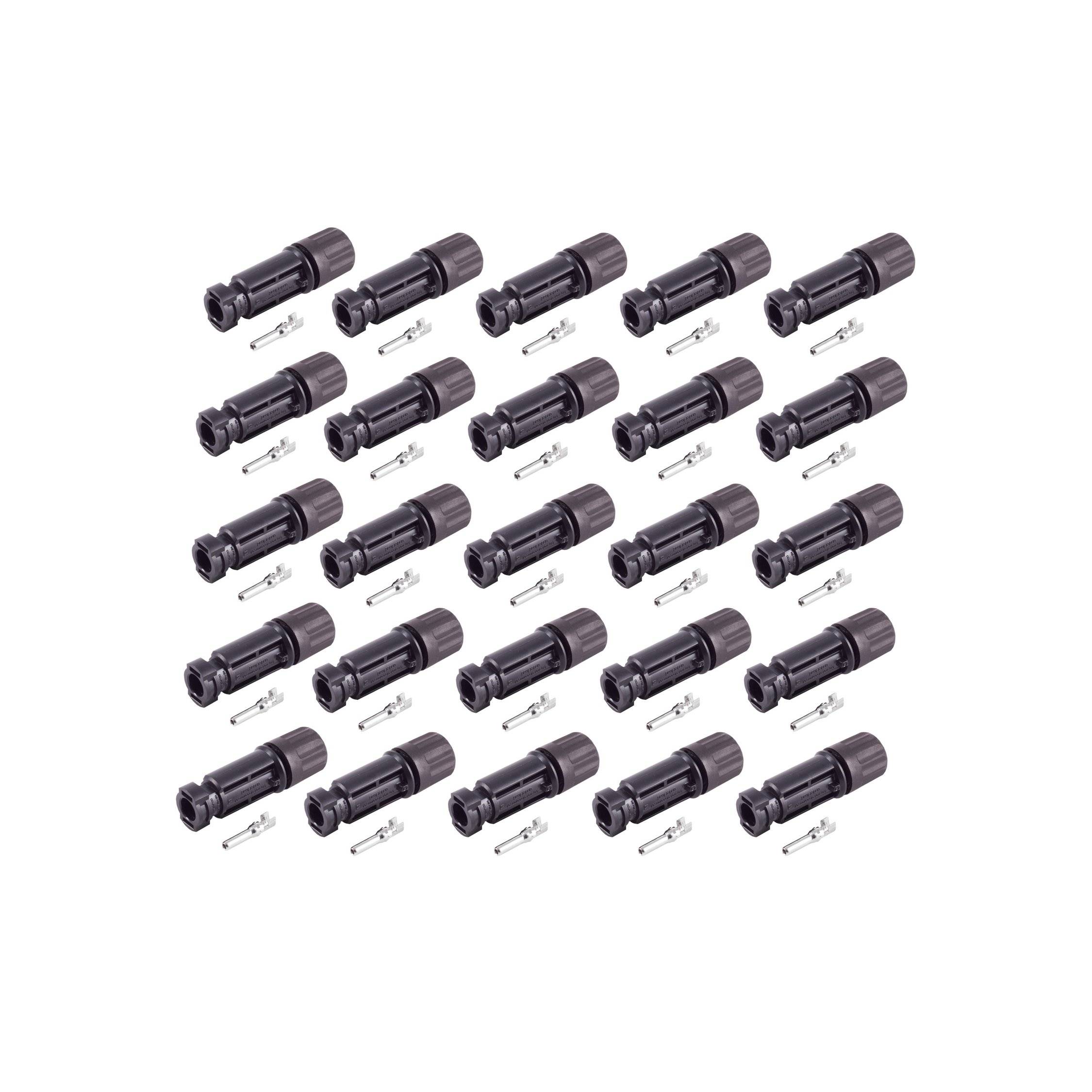 MC4 Stecker 2.5-6mm², IP67, 1500V, 25 Stück-0