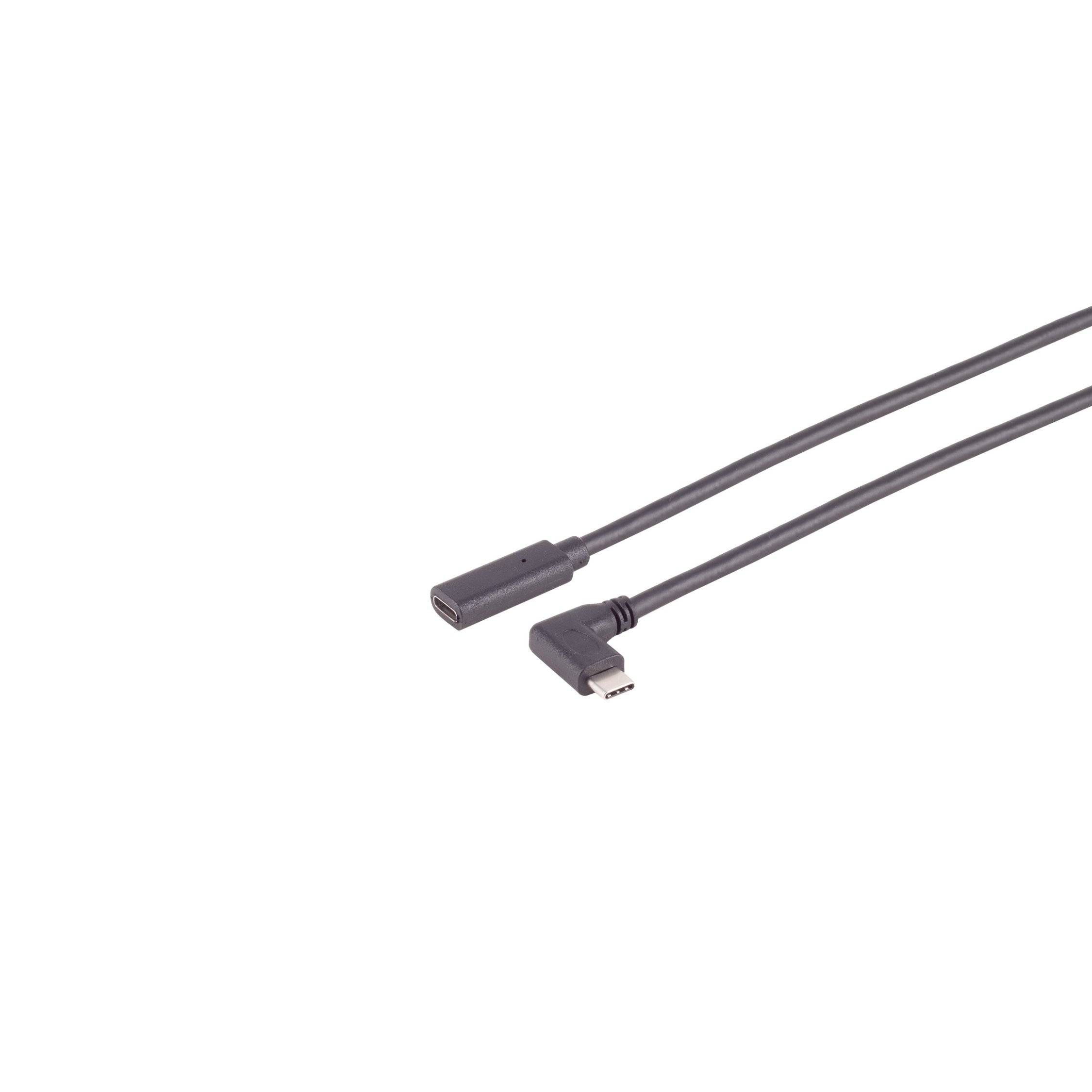 USB-C Verlängerungskabel, 3.2 Gen 2x1, 90°, 2m-0