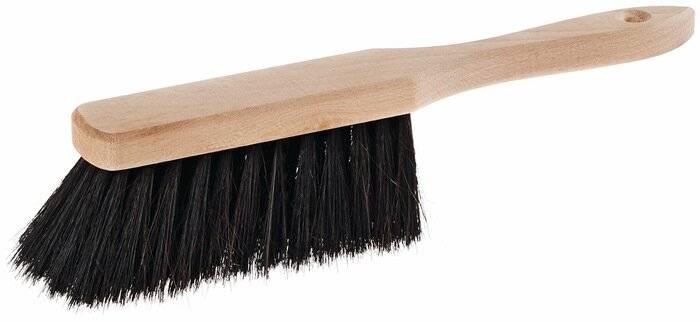 Handfeger Rosshaar L.280mm m.Holzrücken-0