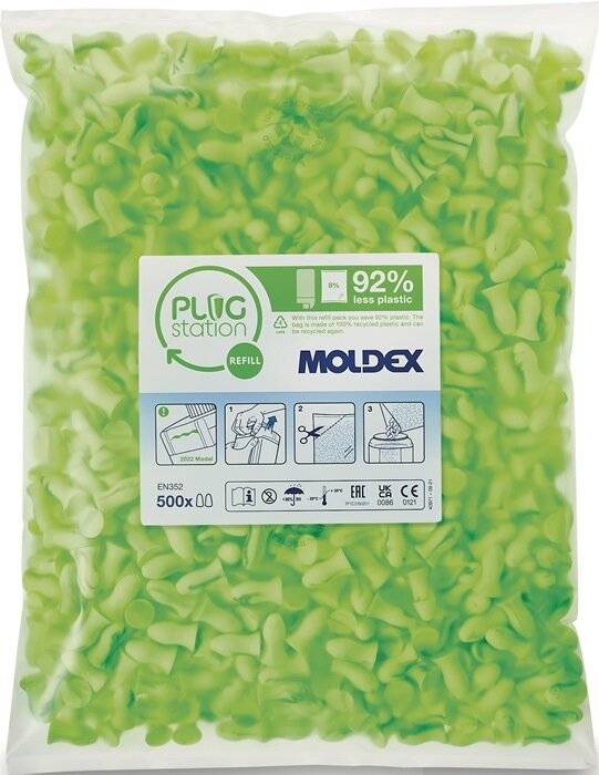 Gehörschutzstöpsel Contours® 746001 EN 352-2 SNR 35 dB 500 PA/Nachfüllpackung-2