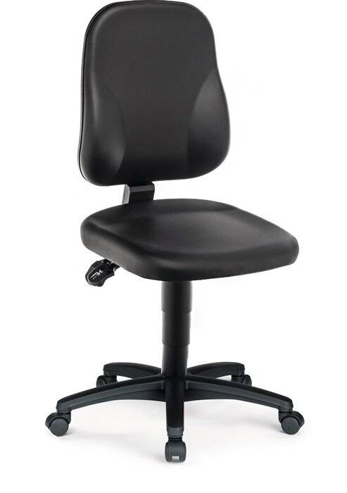 Arbeitsdrehstuhl Rl.Kunstlederpolster schwarz 450-620mm BIMOS-5