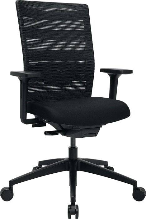 Bürodrehstuhl m.Synchr.-Techn.schwarz/schwarz 420-540mm-2