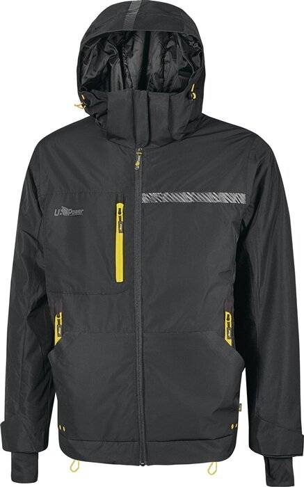 Jacke U-SUPREMACY WINK Gr.L Black Carbon U.POWER-3