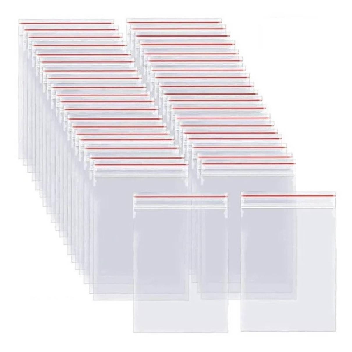 ARLI 500x Druckverschlussbeutel 180 x 250 mm LDPE Schnellverschlußbeutel Zip Beutel-0