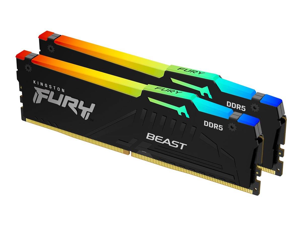 Kingston FURY Beast RGB - DDR5 - Kit - 64 GB: 2 x 32 GB-0