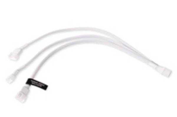 Y-Splitter 4-Pin auf 3x PWM 30cm - weiß