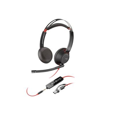 HP - Poly Blackwire 5220 - Headset - On-Ear - kabelgebunden-0