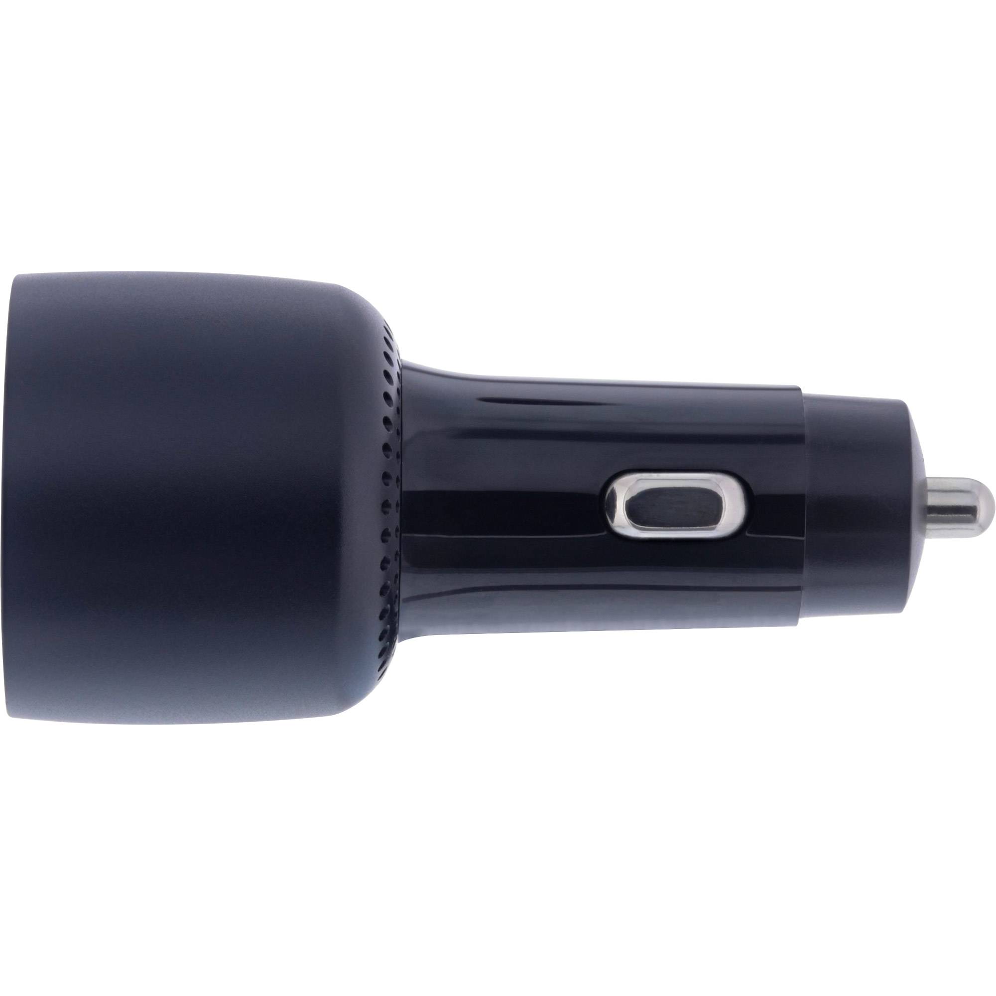 InLine® USB KFZ Stromadapter Power Delivery, 2x USB-C + QC 3.0 USB-A, schwarz-1