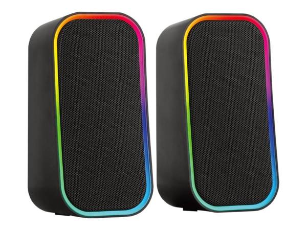 SPEEDLINK Token RGB - Lautsprecher - für PC - 2.0-Kanal - kabellos - Bluetooth - 3 Watt - 6 Watt (Gesamt)